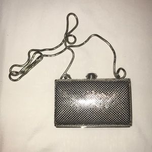 Silver cocktail mini purse